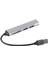 Usb3.0 Hub 5'i 1 Arada Çok Portlu Tüm Alüminyum Alaşımlı Gövde Mini Taşınabilir Tip Ayırıcı Ev Seyahat Ofis Iş Gezisi Için (Yurt Dışından) 3