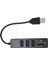 Usb2.0 Hub Hafıza Kartı Depolama Kart Okuyucu Yüksek Hızlı Iletim Tak ve Çalıştır Kolay Erişim USB Ayırıcısiyah (Yurt Dışından) 1