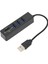 Usb2.0 Hub Hafıza Kartı Depolama Kart Okuyucu Yüksek Hızlı Iletim Tak ve Çalıştır Kolay Erişim USB Ayırıcısiyah (Yurt Dışından) 3