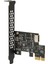 Pcıe - USB 3.2 Genişleme Kartı Siyah 5gbps Yüksek Hızlı Pcıe X1 - Usb3.2 Gen1 Tip E 20PIN Masaüstü Ön Tip C Pcıe X1 - Usb3.2 Genişleme Kartı (Yurt Dışından) 3