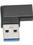 Dik Açı USB - USB C Adaptörü 90 Derece Tak ve Çalıştır USB 3.0 A - USB C Adaptörü Dizüstü Bilgisayarlar Telefonlar Pc Için (Yurt Dışından) 1