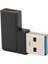 Dik Açı USB - USB C Adaptörü 90 Derece Tak ve Çalıştır USB 3.0 A - USB C Adaptörü Dizüstü Bilgisayarlar Telefonlar Pc Için (Yurt Dışından) 4