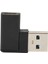 Dik Açı USB - USB C Adaptörü 90 Derece Tak ve Çalıştır USB 3.0 A - USB C Adaptörü Dizüstü Bilgisayarlar Telefonlar Pc Için (Yurt Dışından) 5