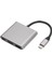 USB C'den Hd Multimedya Arayüz Hub'ı 3'ü 1 Arada 4K UHD 3840X2160 30Hz Type C'den Hd Multimedya Arayüzü 4K USB 3.0 USB C Hub'ı (Yurt Dışından) 1