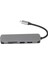 5'i 1 Arada Yerleştirme Istasyonu 4K30Hz Hd Çok Işlevli Çoklu Bağlantı Noktalı Usb3.0 Yüksek Hızlı Iletim USB C Hub Gri (Yurt Dışından) 2