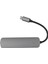 5'i 1 Arada Yerleştirme Istasyonu 4K30Hz Hd Çok Işlevli Çoklu Bağlantı Noktalı Usb3.0 Yüksek Hızlı Iletim USB C Hub Gri (Yurt Dışından) 4