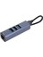 USB Ethernet Adaptörü 4 Port 100MBPS 5gbps Alüminyum Alaşımlı USB 3.0 Hub Dizüstü Masaüstü Tablet Için (Yurt Dışından) 1