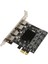 Pcıe'den USB Genişletme Kartı 4 USB 3.0 Bağlantı Noktası 5gbps Yüksek Hızlı Kendi Kendine Güç Sağlayan Usb3.0 Hub Denetleyicisi Win For Linux (Yurt Dışından) 5