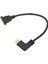 Dik Açı Displayport Kablosu Çift Delikli Kilitlenebilir Tip 4K Hd 90 Derece Dirsek Displayport Adaptörü Dp 1.2 Için (Yurt Dışından) 1
