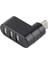 USB Splitter Mini Taşınabilir Sıralı USB 2.0 Yerleştirme Istasyonu 3 Portlu Splitter 180° Dönebilen Genişleme Hub'ı (Yurt Dışından) 2