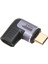 USB C Manyetik Adaptör 140W 40GBPS Dik Açı 8k 60Hz Destekli 90 Derece Tip C Adaptörü Tablet Dizüstü Telefon Için (Yurt Dışından) 3