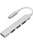 4'ü 1 Arada USB C Hub 5gbps Tak ve Çalıştır Çoklu Koruma USB C Çoklu Bağlantı Noktası Adaptörü U Disk Fare Klavye Için (Yurt Dışından) 1