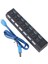 Port USB 3.0 Hub Profesyonel Tak ve Çalıştır USB Yüksek Hızlı Genişleme Hub Şarj Cihazı Siyah (Yurt Dışından) 3