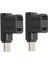 2 Adet 1 Ila 2 USB C 3.1 90 Derece Açı Adaptörü 10 Gbps USB 3.1 Tip C Erkek - Usbc 3.1 USB C2.0 Çift Dişi Dik Açı Konnektörü (Yurt Dışından) 1