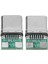 2 Adet USB C Breakout Kartı Pd Tip C 8pin 20V 3A Anma Akımı Hızlı Şarj USB C Erkek Adaptörü Tablet Dizüstü Bilgisayar Için Tip C Erkek 20V (Yurt Dışından) 4