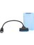 Sabit Disk Adaptör Kablosu 2.5in Sata Usb3.0 Hdd/ssd Dönüşüm Kablosu Korumalı Boxblue (Yurt Dışından) 2