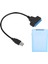Sabit Disk Adaptör Kablosu 2.5in Sata Usb3.0 Hdd/ssd Dönüşüm Kablosu Korumalı Boxblue (Yurt Dışından) 5