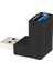 Dik Açı Usb3.0 Am'den Af L Şeklinde Adaptör Dönüştürücü USB 3.0 A Erkekten A Dişiye 90 Derece Açı Tak (Yurt Dışından) 5
