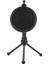 Mikrofon Anti Sprey Mesh Çift Katmanlı Siyah Abs Ayarlanabilir Filtre Tripod Tutucu ile (Yurt Dışından) 2