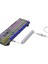 Hxsj USB - Type-C Klavye Sarmal Kablo Çıkarılabilir Mekanik Klavye Sarmal Kablo Metal Havacılık Konnektörü Naylon Beyaz (Yurt Dışından) 3