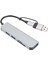 5'i 1 Arada USB Type C Hub 5gbps 3 Usb3.0 Veri Portu Hafıza Kartı Depolama Kart Okuyucu USB C Hub Adaptörü Telefon Tablet Bilgisayar Için (Yurt Dışından) 3