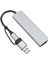 5'i 1 Arada USB Type C Hub 5gbps 3 Usb3.0 Veri Portu Hafıza Kartı Depolama Kart Okuyucu USB C Hub Adaptörü Telefon Tablet Bilgisayar Için (Yurt Dışından) 4
