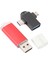 USB Bellek Depolama Çubuğu Kompakt Taşınabilir USB Flash Sürücü Usb'den Tip C'ye ve Micro USB Adaptörüne Windows 98 Için Os x 9 Kırmızı 128 GB (Yurt Dışından) 4