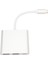 3'ü 1 Arada Tip C Adaptörü USB C'den USB 3.0'a 4K Hd Multimedya Arayüzü Pd Dönüştürücü Dizüstü Bilgisayar Telefon Tablet Için (Yurt Dışından) 2