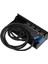 USB 3.0 Ön Panel Hub 5.25IN 4 Port 5gbps Sabit Tak ve Çalıştır Optik Sürücü Masaüstü Anakart Için Ön Panel (Yurt Dışından) 2