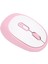 Bluetooth Kablosuz Fare Taşınabilir Sessiz Tıklama 800 1600 2400 Dpı 500MAH Pil Evrensel Dizüstü Bilgisayar Pc Bilgisayar Pembe (Yurt Dışından) 3