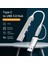 Type C - USB 3.0 Hub 4 Portlu 4'ü 1 Arada Yerleştirme Istasyonu Ultra Ince USB Ayırıcı Tak ve Çalıştır MacBook Pro/air Surface Pro Ps4 Xps Pc Flash Sürücüsüyle Uyumlu (Yurt Dışından) 1