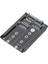 Çift Ngff Bm Anahtar M.2 SSD Kartı 6gbps Sata Iıı Arayüzü 2,5 Inç Sata Combo HDD Disk Sürücü Muhafazası 2230 2242 2260 Için (Yurt Dışından) 3