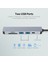 6'sı 1 Arada Çok Işlevli Type-C Hub Alüminyum Alaşımlı Type-C Dönüştürücü Hd Usb2.0 Usb3.0 Pd Bağlantı Noktaları Tf Sd Kart Yuvaları Tak ve Çalıştır (Yurt Dışından) 4
