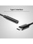 Type-C - 3.5mm Adaptörü Type-C Erkek - 3.5 Aux Ses Dişi Jakı Ses Adaptörü Huawei Xiaomi Samsung Siyah Için Yedek (Yurt Dışından) 4