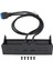TXD167 5.25 Inç Ön Panel USB Hub Çift Port 5gbps Usb3.0 Optik Sürücü Ön Panel Bilgisayar Kasası Genişletme Kartı (Yurt Dışından) 1