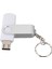3'ü 1 Arada U Disk USB 2.0 Tip C Mikro USB Flash Sürücüler Evrensel Su Geçirmez Taşınabilir USB Bellek Yedekleme Için 128 GB Beyaz (Yurt Dışından) 2