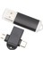 USB Bellek Depolama Çubuğu Kompakt Taşınabilir USB Flash Sürücü Usb'den Tip C'ye ve Micro USB Adaptörüne Windows 98 Için Os x 9 Siyah 128 GB (Yurt Dışından) 3