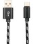 USB Type C Şarj Kablosu Şarj Veri Kablosu Type-C Telefon Kablosu Data Senkronizasyon Naylon Örgülü Yedek Samsung Huawei Xiaomi Siyah (Yurt Dışından) 3