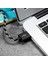 USB Type C Şarj Kablosu Şarj Veri Kablosu Type-C Telefon Kablosu Data Senkronizasyon Naylon Örgülü Yedek Samsung Huawei Xiaomi Siyah (Yurt Dışından) 5