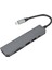 USB C Yerleştirme Istasyonu Çoklu Port Yüksek Isı Dağılımı 4K 30FPS Kararlı Iletim 87W 6'sı 1 Arada USB C Hub Bilgisayar Telefon Tablet Için (Yurt Dışından) 1