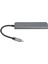USB C Yerleştirme Istasyonu Çoklu Port Yüksek Isı Dağılımı 4K 30FPS Kararlı Iletim 87W 6'sı 1 Arada USB C Hub Bilgisayar Telefon Tablet Için (Yurt Dışından) 2
