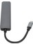 USB C Yerleştirme Istasyonu Çoklu Port Yüksek Isı Dağılımı 4K 30FPS Kararlı Iletim 87W 6'sı 1 Arada USB C Hub Bilgisayar Telefon Tablet Için (Yurt Dışından) 4