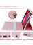 Kablosuz Bt Klavye USB Tuş Takımı Pu Deri Koruyucu Kılıflı Tablet Için iPad Air3 10.5in/ipad Pro 10.5IN(2017)/IPAD 7 10.2IN(2019)/IPAD 8 10.2IN(2019)/IPAD 9 10.2IN(2020) ile Uyumlu (Yurt Dışından) 2