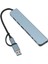 USB Type C Hub 8'i 1 Arada Yüksek Hızlı Tak ve Çalıştır Çoklu Port Adaptörü Dizüstü Tablet Telefon Pc Için (Yurt Dışından) 2