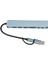 USB Type C Hub 8'i 1 Arada Yüksek Hızlı Tak ve Çalıştır Çoklu Port Adaptörü Dizüstü Tablet Telefon Pc Için (Yurt Dışından) 3