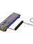 Hxsj USB - Type-C Klavye Sarmal Kablo Çıkarılabilir Mekanik Klavye Sarmal Kablo Metal Havacılık Konnektörü Naylon Siyah (Yurt Dışından) 3