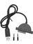 USB 2.0 - Sata Kablosu Sıcak Değiştirme Tak ve Çalıştır USB - 7 Plus 6 Pin Ince Sata Adaptör Kablosu Dizüstü Bilgisayar CD DVD Rom Için (Yurt Dışından) 1