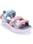 Cube 332F25Y212 Gri Pembe Ortopedik Günlük Kız Çocuk Spor Sandalet 1
