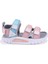 Cube 332F25Y212 Gri Pembe Ortopedik Günlük Kız Çocuk Spor Sandalet 2