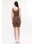 Leopar Desenli Elbise 4